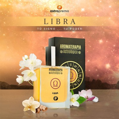 Loción Astrológica Libra, aromaterapia astrológica.