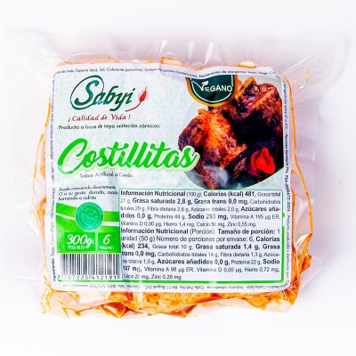 Costillitas Veganas, Carnes Vegetariana Vegana, Proteína Vegetal, Carnes Veganas, Mundo Ecovital