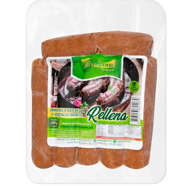 Rellena Vegana, Carnes Vegetariana Vegana, Proteína Vegetal, Carnes Veganas