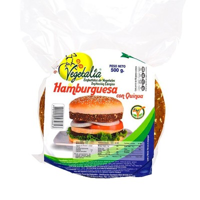 Hamburguesa Quinua, Carnes Vegetariana Vegana, Proteína Vegetal, Carnes Veganas