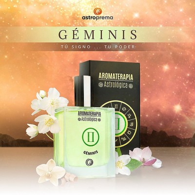 Loción Astrológica Géminis, aromaterapia astrológica.