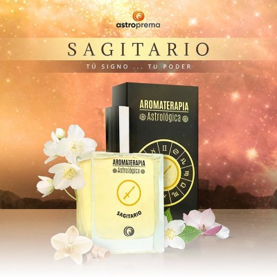 Loción Astrológica Sagitario, aromaterapia astrológica.